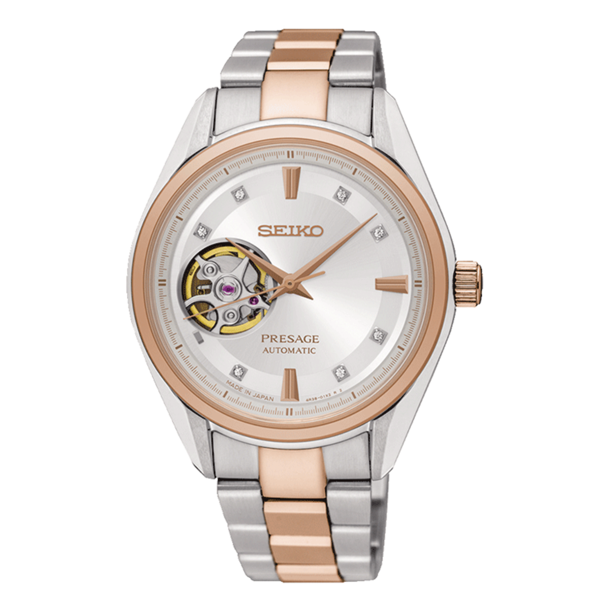 Seiko Presage Automático Skeleton 4R38 SSA810J1